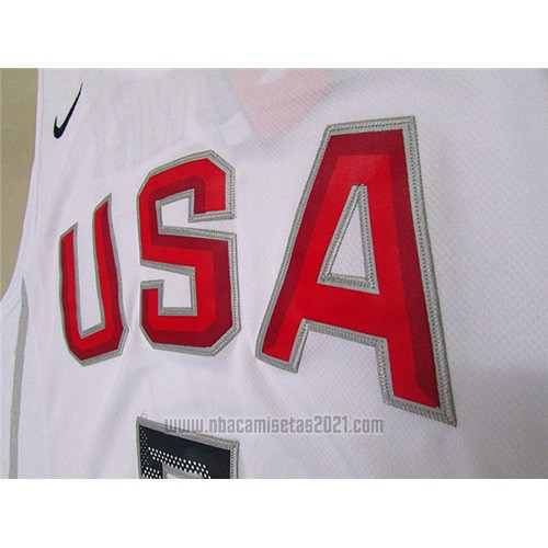 Camiseta USA 2016 Kyle Lowry #7 Blanco
